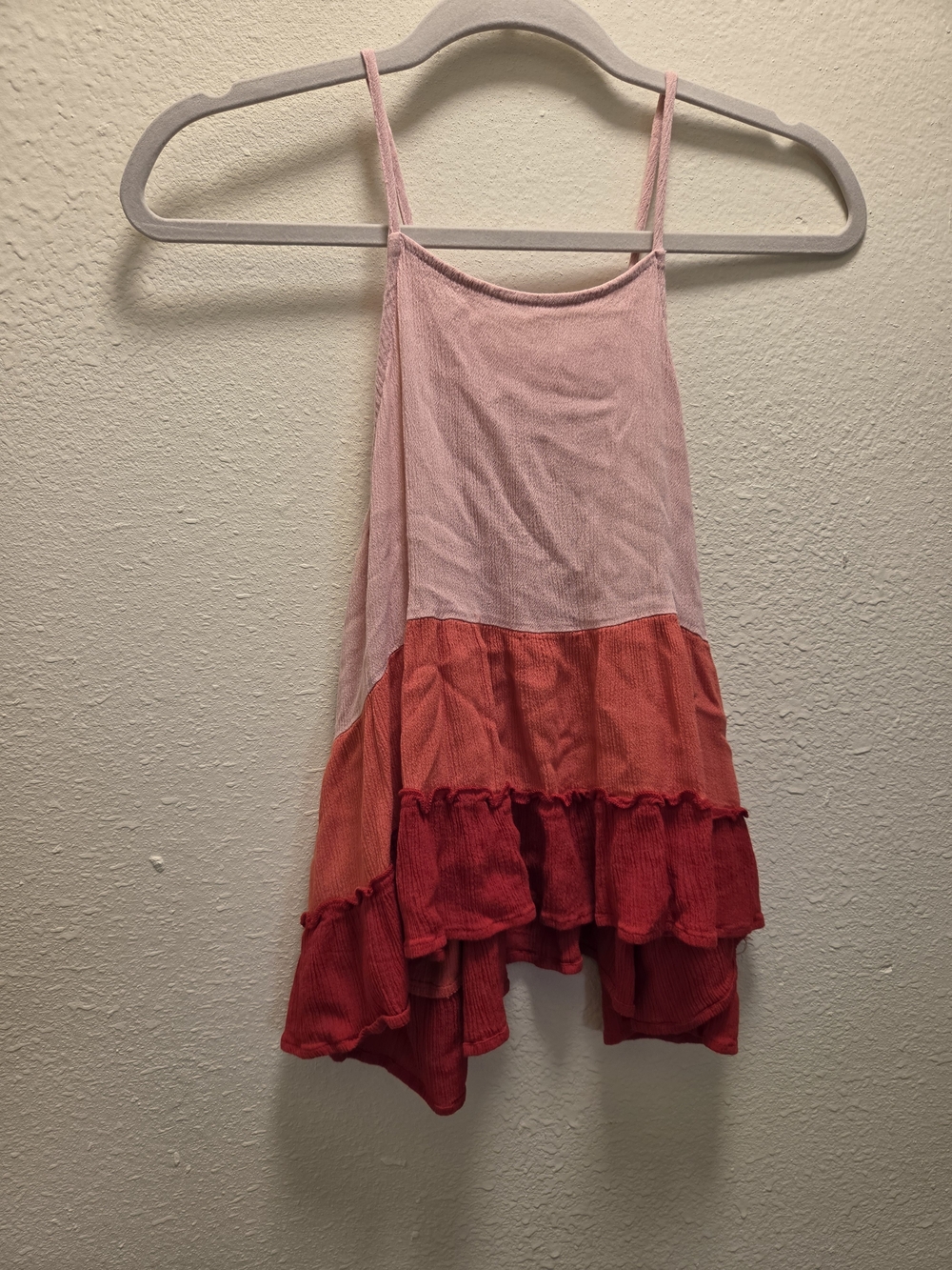 Pink and Red Tiered Tank